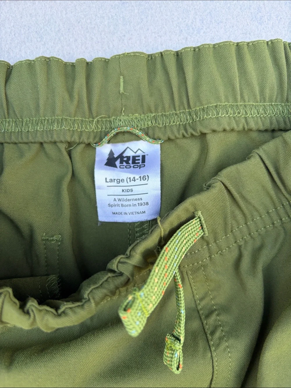 REI Olive Green Cargo Jogger Pants